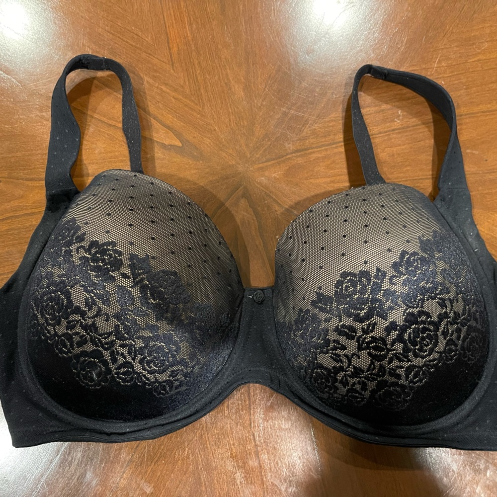 Soma Stunning Support Full coverage bra- black and tan